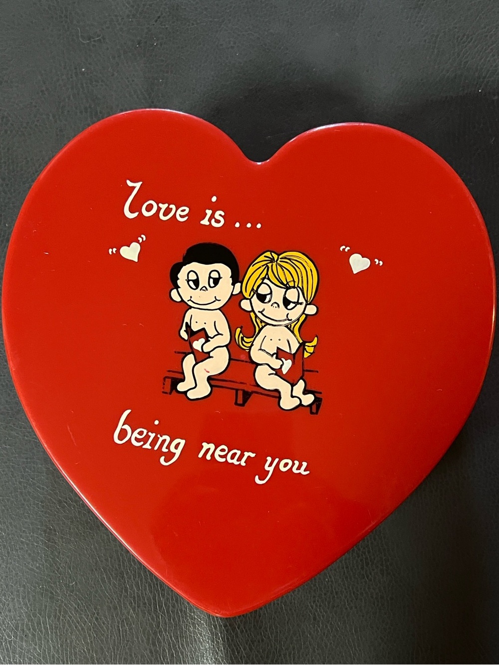 Kim Casali Love Is Inspired Heart Shaped Container Box